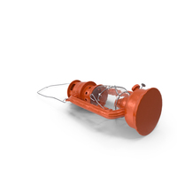 Oil Lamp Orange Posed PNG & PSD Images