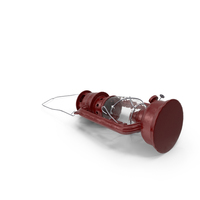 Oil Lamp Red Posed PNG & PSD Images