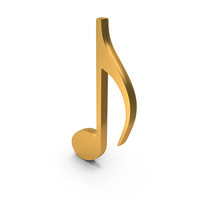 Music Notes Icon Gold PNG & PSD Images