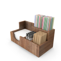 Dark Coffee Condiment Organizer PNG & PSD Images