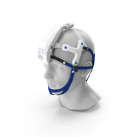 Electroencephalography EEG Headset Nihon Kohden AE-120A PNG & PSD Images