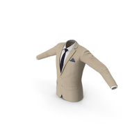 Mens Formal Blazer and Necktie PNG & PSD Images