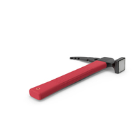 Rockhammer With Red Handle PNG & PSD Images