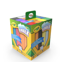 Sidewalk Chalk Box Crayola PNG & PSD Images
