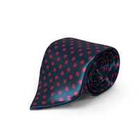 Silk Tie With Red Dots PNG & PSD Images