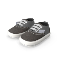 Dark Fabric Unisex Child Sneakers PNG & PSD Images