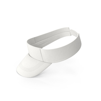 White Visor Hat PNG & PSD Images