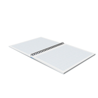 Open Notebook Blue PNG & PSD Images
