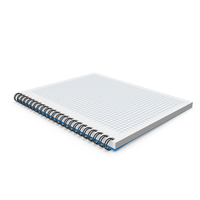 Open Notebook Blue PNG & PSD Images