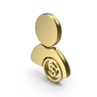 Business User Account Dollar Symbol PNG & PSD Images