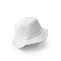 White Bucket Hat PNG & PSD Images