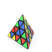 Rubik Pyramid Disassembled PNG & PSD Images