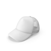 White Trucker Hat PNG & PSD Images