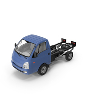 Small Truck Bare Chassis blue PNG & PSD Images