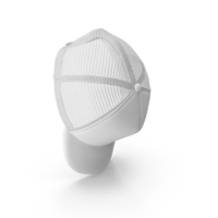 White Trucker Hat PNG & PSD Images