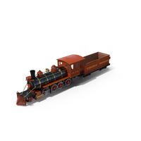Steam Train And Freight Wagon PNG & PSD Images