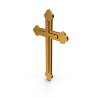 Gold Crucifix PNG & PSD Images