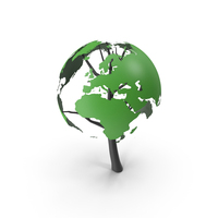 Green Planet Symbol PNG & PSD Images