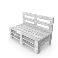 Pallet Sofa White PNG & PSD Images