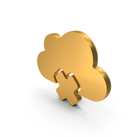 Delete Cloud Remove Cloud Icon Gold PNG & PSD Images