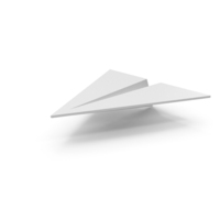 White Paper Airplane PNG & PSD Images