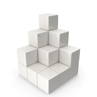 Set Of Cubes Porcelain PNG & PSD Images