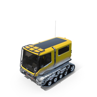 Arctica Exploration Vehicle Snowy Yellow PNG & PSD Images