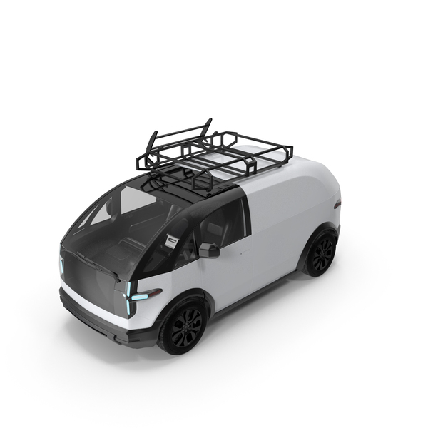 Electric Minivan White PNG & PSD Images