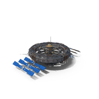 Futuristic Sci Fi Space Station PNG & PSD Images