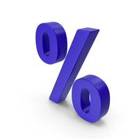 Blue Percent Sign PNG & PSD Images