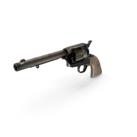 Western Revolver PNG & PSD Images
