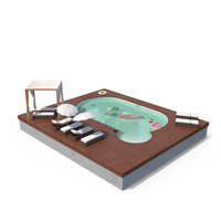 Comfortable Outdoor Pool PNG & PSD Images