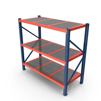 Mild Steel Industrial Storage Rack PNG & PSD Images