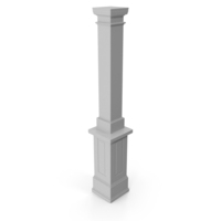 Pedestal Column Wrap PNG & PSD Images