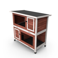 Rabbit Hutch Painted PNG & PSD Images