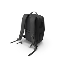 Waterproof Laptop Backpack Black PNG & PSD Images