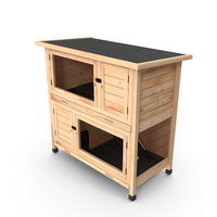 Wooden Rabbit Hutch PNG & PSD Images