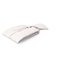 White Folded Zipper Hooded Male Sweatshirt With Pockets PNG & PSD Images