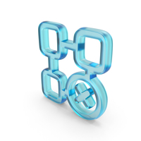 Glass Blockchain Error Symbol PNG & PSD Images