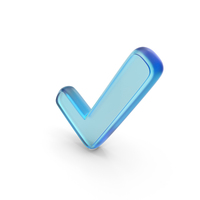 Glass Checkmark Symbol PNG & PSD Images