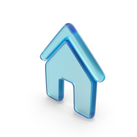 Glass Home Symbol PNG & PSD Images