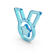 Glass Medal Ribbon Symbol PNG & PSD Images