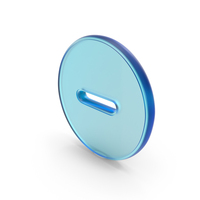 Glass Minus Round Symbol PNG & PSD Images