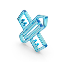 Pencil And Ruler Symbol Glass PNG & PSD Images