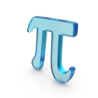 Pi Symbol Glass PNG & PSD Images
