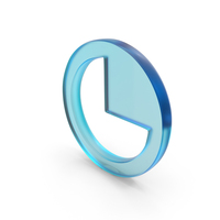 Quarter Symbol Glass PNG & PSD Images