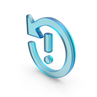 Restore Alert Symbol Glass PNG & PSD Images