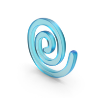 Spiral Symbol Glass PNG & PSD Images