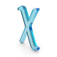Glass Chi Greek Symbol PNG & PSD Images