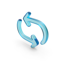 Glass Synchronize Symbol PNG & PSD Images
